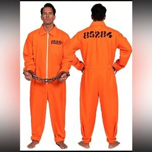 Inmate costume (BRAND NEW NEVER WORN)